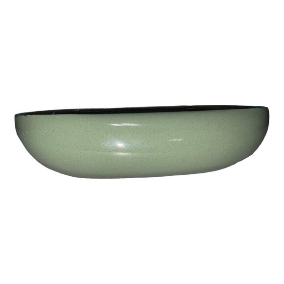 Russell Wright Vintage Green Oblong Oval Serving Bowl 10" - Picture 4 of 7
